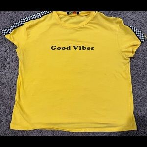 Cute small crop tee